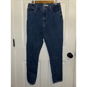 Levi's 711 High-Rise Skinny Women's Jeans 32 x 29 Blue Dark Wash
